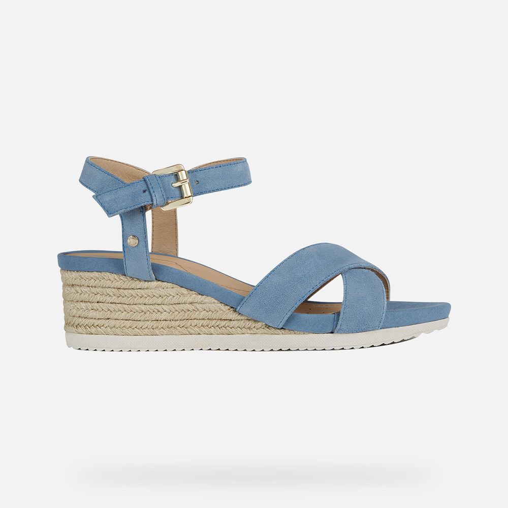 Sandales Geox Ischia - Bleu - Femme 690487-VXF